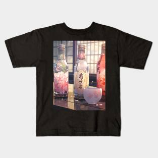 Japanese Sake - Anime Wallpaper Kids T-Shirt